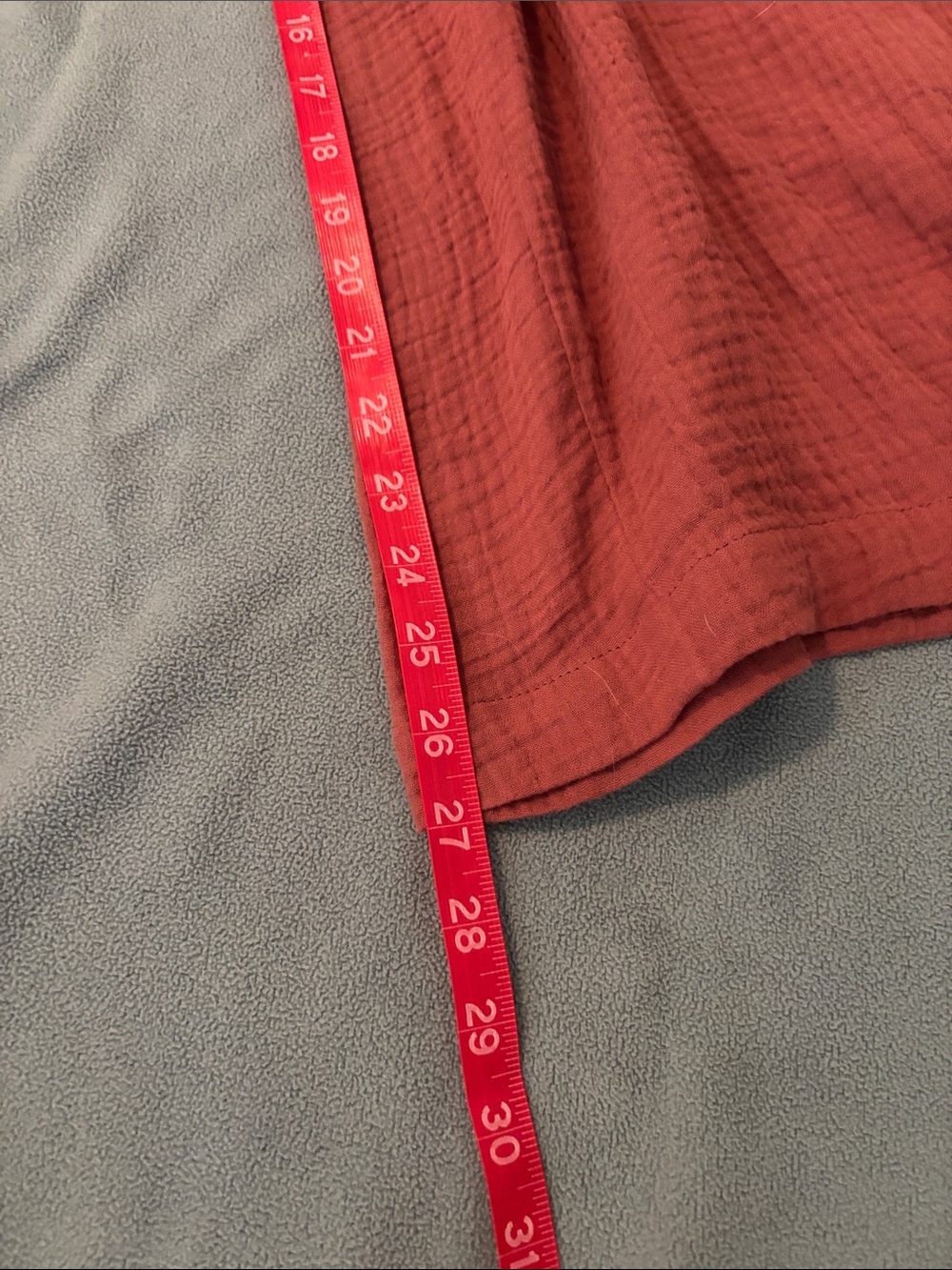 Universal Thread Sleeveless Gauze Jumpsuit in Rust - Picture 7 of 8
